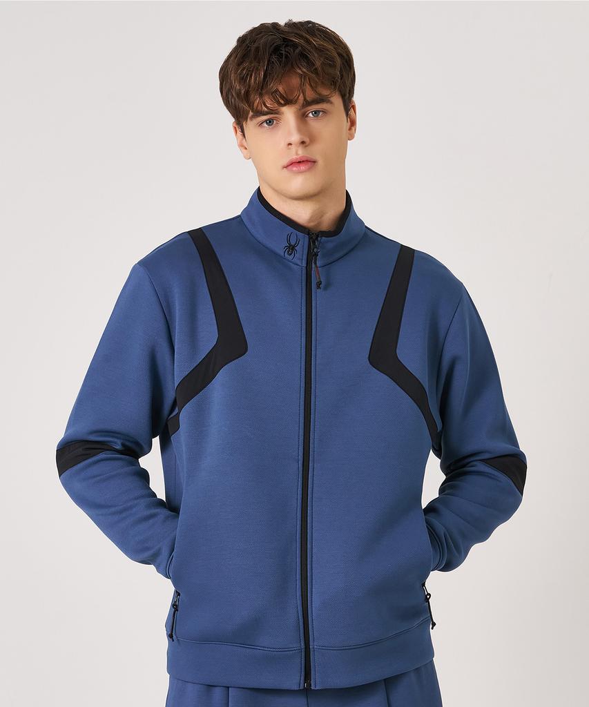 Spyder Men'S Semi-Oversized Track Zip-Up Spkfcnft302Mblu