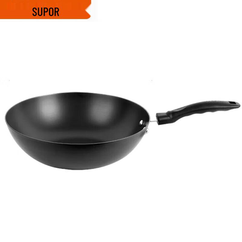 SUPOR 30cm Cast Iron Wok