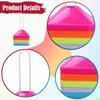 50 Pieces Soccer Cones Square Flexible 12.5cm with Holder Marking for Running Basketball Field