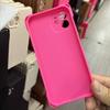 Four-corner Lanyard for Apple 16 Mobile Phone Case for IPhone15ProMax Matte Solid Color TPU Anti-fall Crossbody for Women