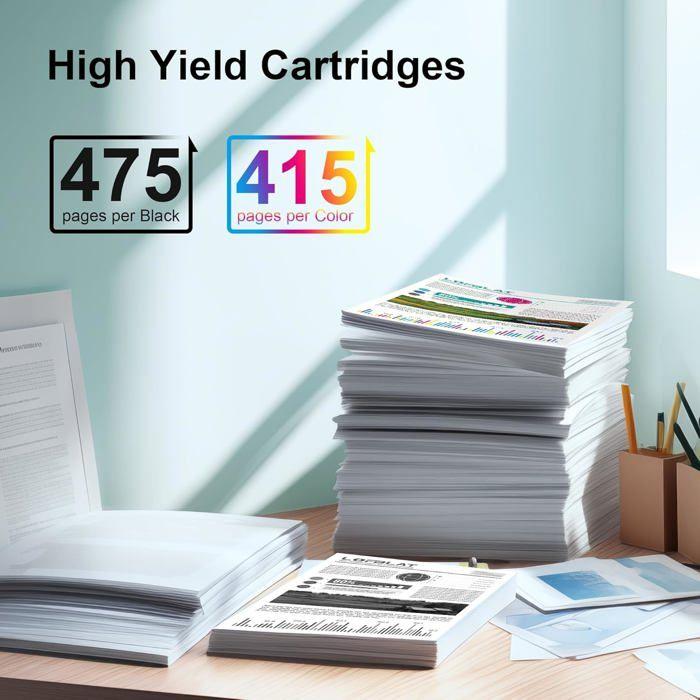 Pack 2 cartouches compatibles HP 21XL (noir) + 22XL (tricolore) — pour DeskJet/OfficeJet (3940, D2360, F380...)