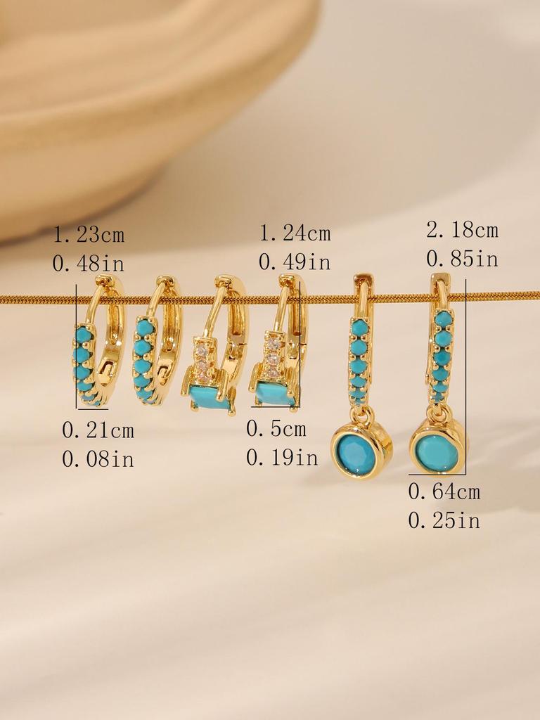 2025 New High-End Women's Light Luxury Circular Hoop Earrings Set