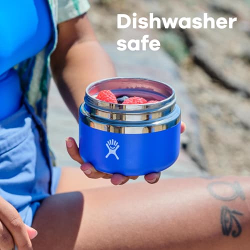 Hydro Flask Food Jar - Insulated Stainless Steel Snack Travel Container for Hot Food, Lunch, and Soup, 12 Oz. (Trillium)