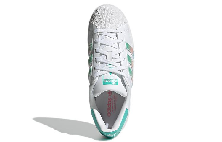 adidas Originals Superstar For White/Green/Blue Women's GZ2798