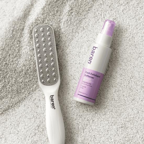 Baren Callus Eraser Home Set (120ml Mist + Foot File)