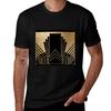 Art Deco Design Tshirt Large Size Soft Cotton Tshirt