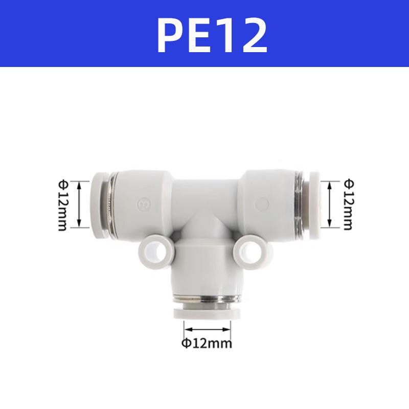 AirTAC Pneumatic Quick-Fit Tube Connectors: Y-Type & T-Type, APY/APE Sizes 4-16