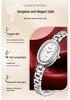 Waterproof Women's Quartz Watch with Solid Steel Band and Simple Oval Design