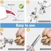 Pet Nail Clippers Pet Dog Cat Grooming Nail Scissors Stainless Steel Straight Handle Clippers Pet Supplies