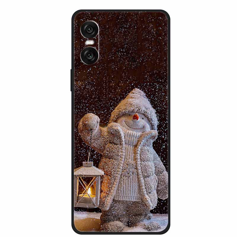 Christmas Phone Cases For Sony Xperia 10 VI 5G Case Soft TPU Silicone Santa Santa Claus Cover For Xperia 10VI Cover Bumper Funda