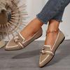 2024 Breathable Lightweight Slip-on Fashion Shoes with Bow, Pointed Toe, and Plus Size Options