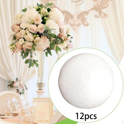 12 Pieces Craft Foam Balls Decoration Pendant Ornament Christmas Baubles for Household School