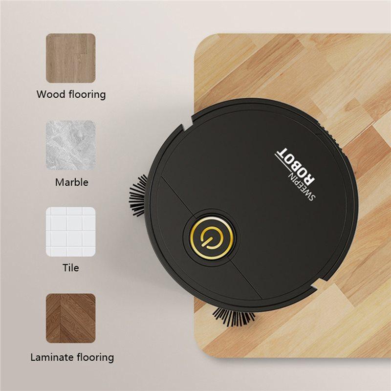 A78E-Smart Robot Vacuum Cleaner Mopping System 6000Pa Powerful Suction Washable Mop For Pet Hair Hard Floors Kitchens Rooms A