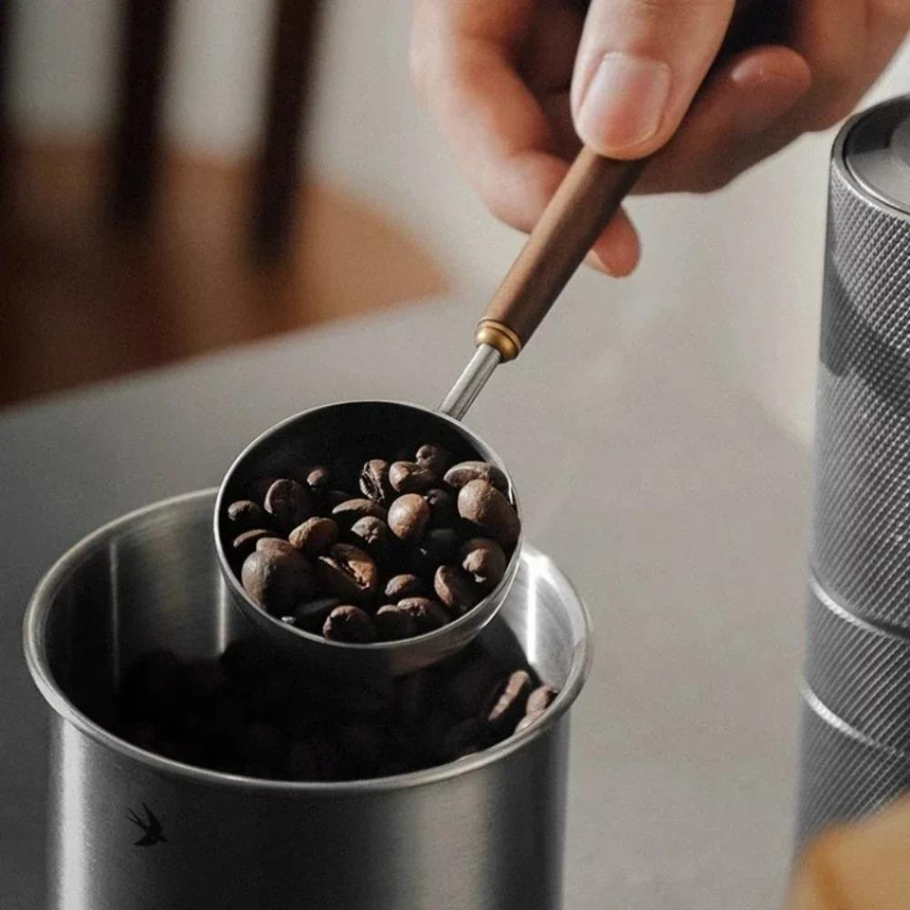 304 Stainless Steel Coffee Bean Measuring Spoons Long Handle Coffee Scoop  Baking