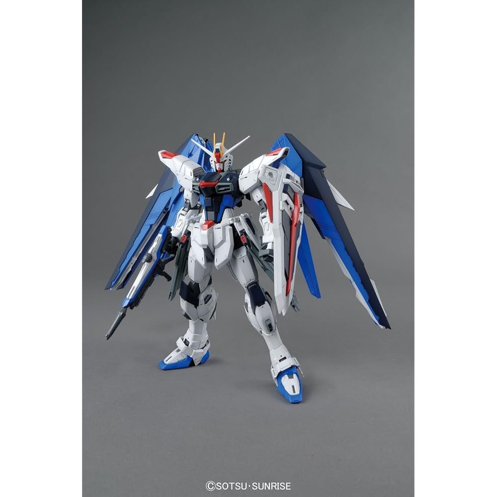 Bandai Spirits MG Freedom Gundam Ver. 2.0 1/100 Scale Color-Coded Plastic Model Multicolor
