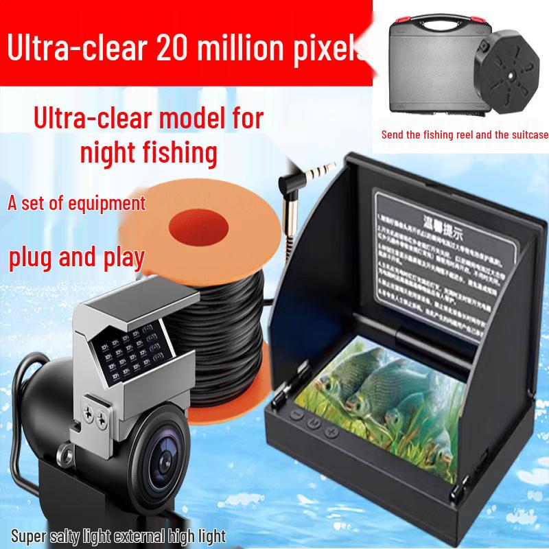 Wangfeng Night Fishing Underwater Camera with 5.0 Touchscreen
