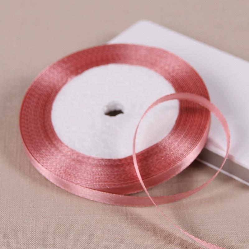 0,6 cm saténová stuha pro DIY mašle, čelenky do vlasů, svatební kytice a balení dárků