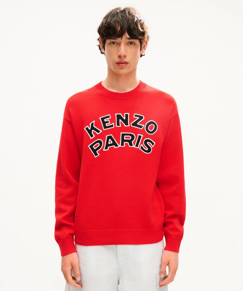Kenzo Men'S Pre-Collection Rws Kenzo Paris Emblem Jumper Knit_K263Amk103Rdx