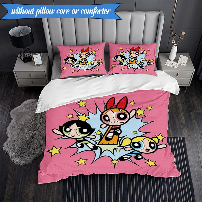 Power police  Adventure 3pcs K-pop music group Bedding set,Ideal for Bedroom, Dormitory,Including Duvet Cover And 2pcs Pillowcases,Fan gifts