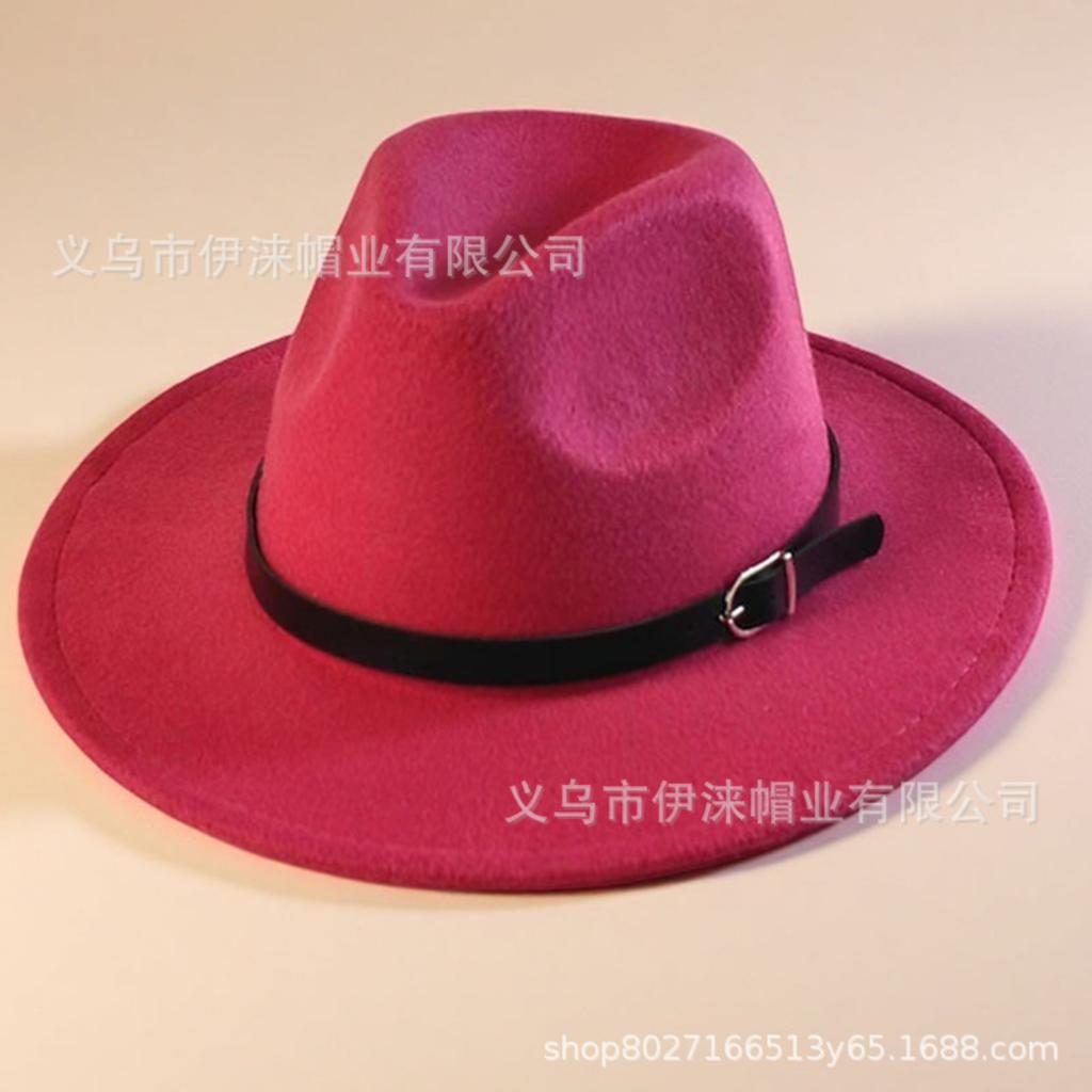 Kleur Hoed, Brits Retro Jazz Hoed, Unisex Platte Rand Heren Hoed