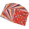 Japanese Kyo-Yuzen Chiyogami Origami Paper 40 Sheets, 10cm Washi Craft Paper, Made In Japan