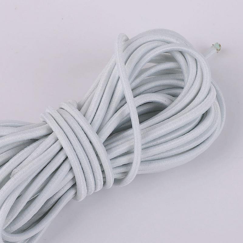 Durable Round Elastic Cord: High-Elasticity Purple and Blue Rubber Bands for DIY Projects