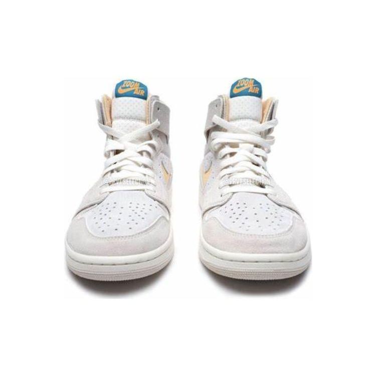 Air Jordan 1 High Zoom Comfort 2 Light Orewood Citrus Men Sneakers Brown Light-Orewood-Brown Sail DV1307-180