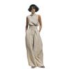 Set Casual Donna Cotone Lino Senza Maniche Pantaloni Lunghi Europeo & Americano Primavera/Estate 2026