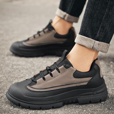 Mode Mode Motorradstiefel für Herren Bequem Rutschfest Wanderstiefel Herren Outdoor High Top Herren Knöchelschuhe Herbst Walking Sneakers