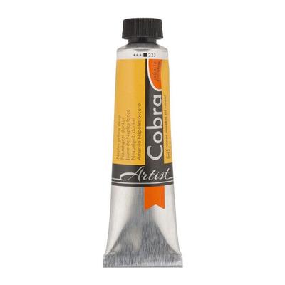 Watermixable Oil Paint - Cobra - Naples Yellow Dark - 40ml Tube - Artists - Mixed