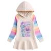 Kpop Demon Hunter Princess Hooded Long Sleeve Ruffle Dress