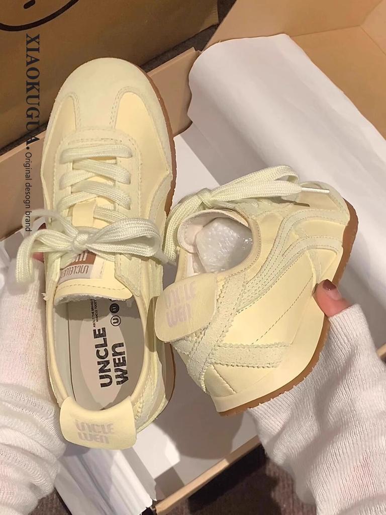 Retro Forrest Gump training shoes women's 2025 new summer soft-soled casual sports shoes flat-soled versatile white shoes