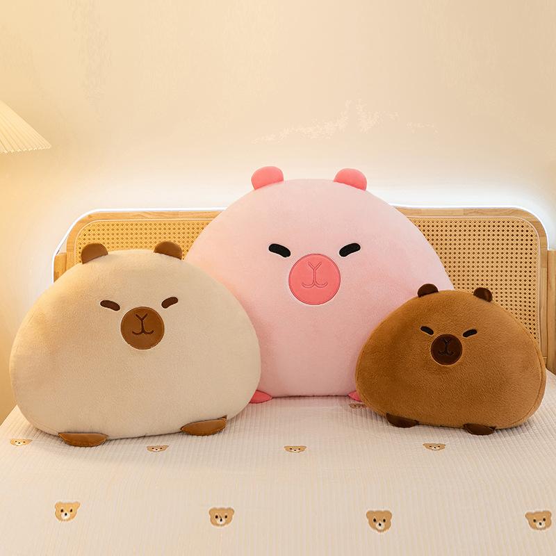 Creative Kapibala Pillow Ins Capybara Home Cushion Sofa Living Room Decoration Pillow Office Waist Pillow