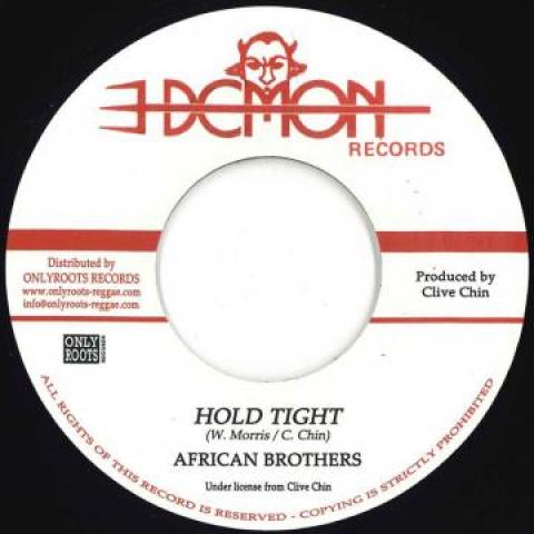 7inch Record AFRICAN BROTHERS / DEMON ALL STARS - Hold Tight / Hold Tight Dub OR103 Demon/Onlyroots 1974 France Reggae, Ska & Dub Used