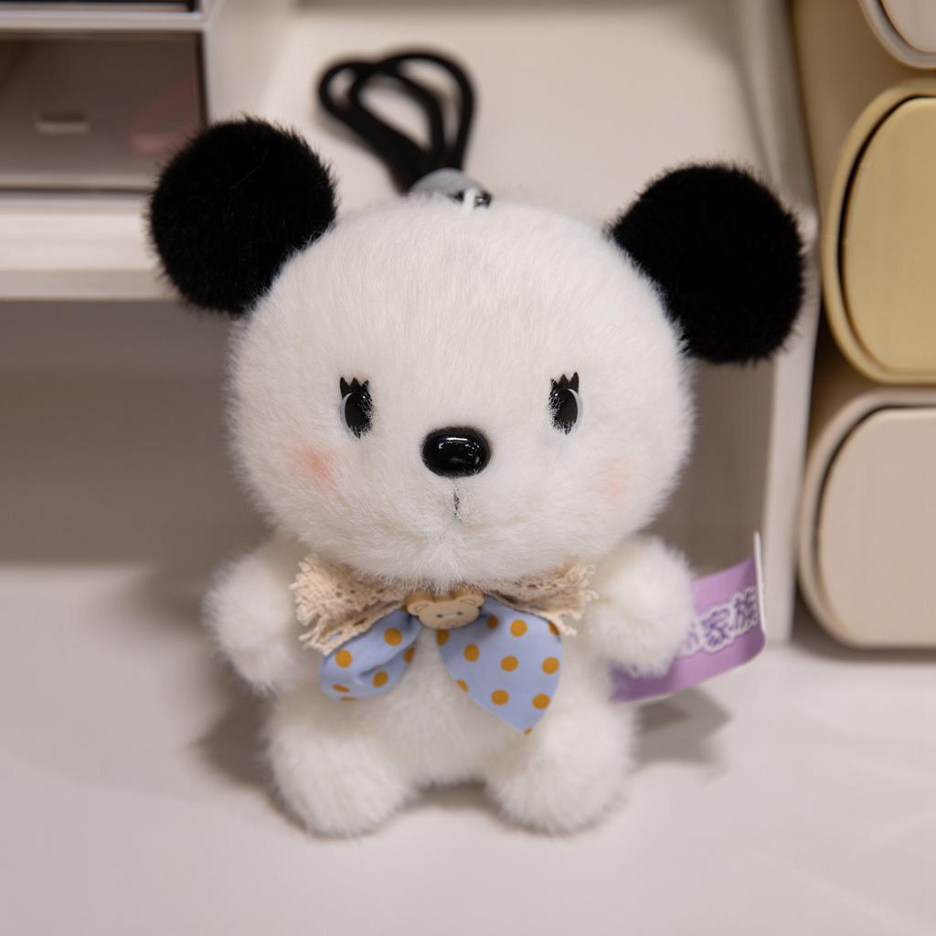 Cartoon Cute Milk Soy Milk Group Cat Rabbit Dog Series Plush Pendant Backpack Keychain Doll Hanging Decoration