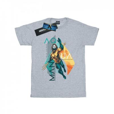 Girls Aquaman Tropical Icon Cotton T-Shirt