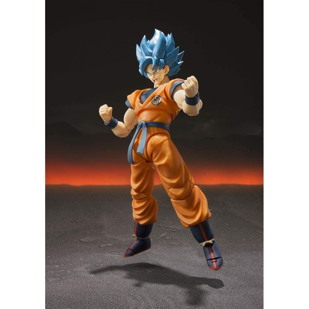 TAMASHII NATIONS S.H. Figuarts Dragon Ball Super Saiyan God Super Saiyan Goku 140mm Painted Action Figure ABS PVC