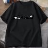 Five Mood Cats T-Shirts Cat Mom Tee Funny Short Sleeve Cat Lovers T Shirt Women Casual O Neck Summer Tops