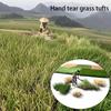 12mm Miniature Grass Clusters Hand-Tearable Model Grass For Diorama Sand Table Model Building Scene Layout DIY Craft Supplies