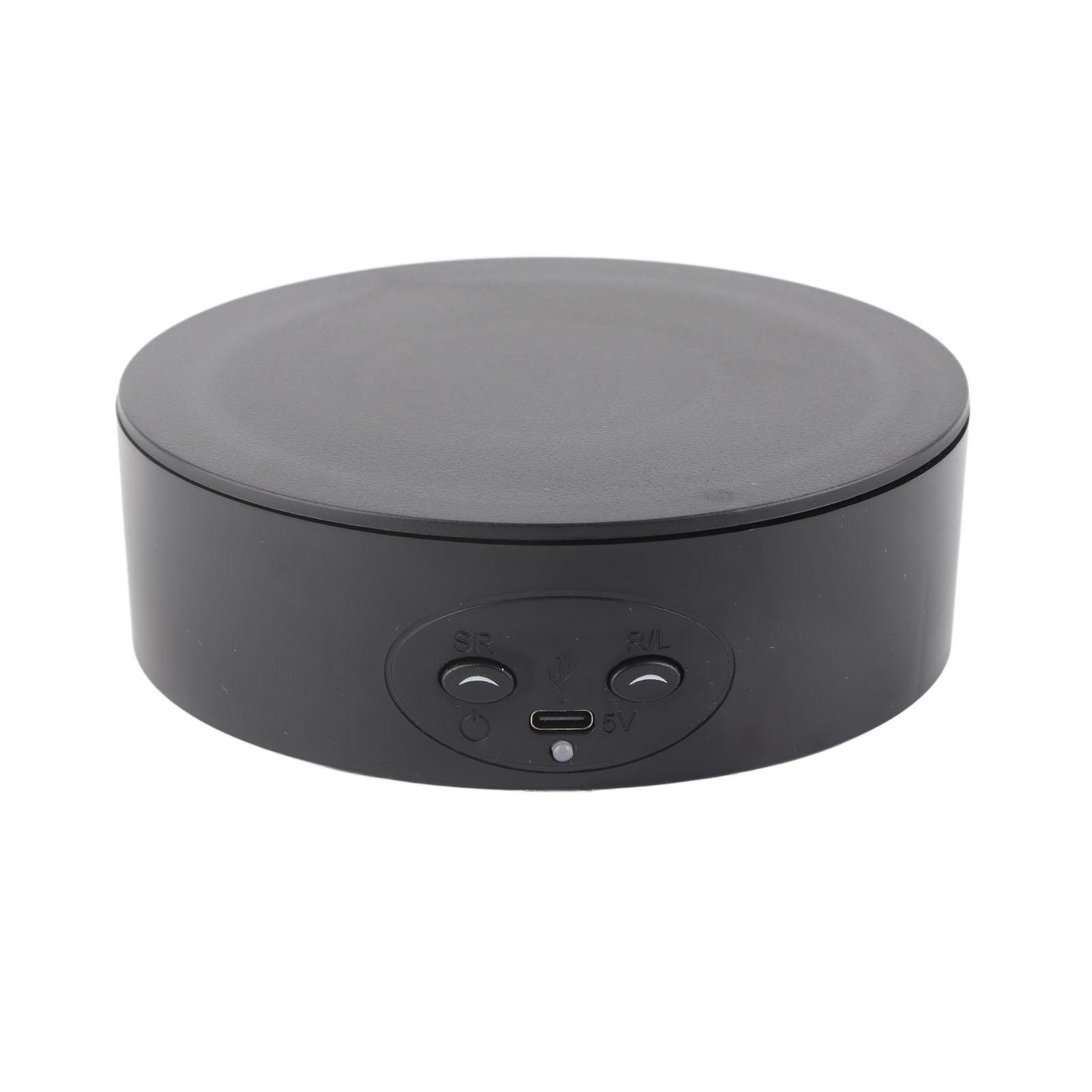 

360 Degree Rotating Display Stand Maximum Load 6.6lb Electric Rotating Turntable for Wine Bottles Cosmetics Watches