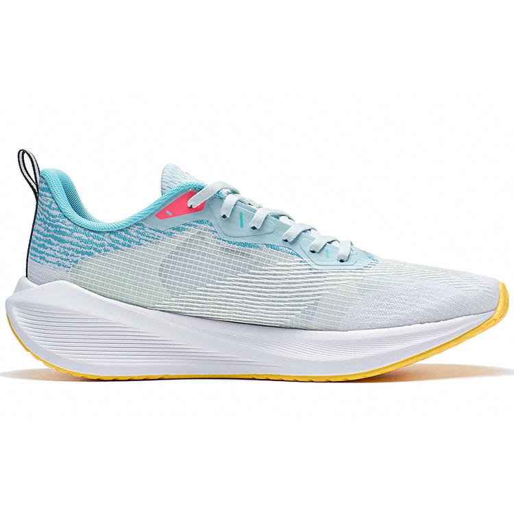 Li Ning Wuyue Cushioning Slip Resistant Abrasion Resistant Breathable Low top Casual Running Shoes Men's Blue ARST003-6