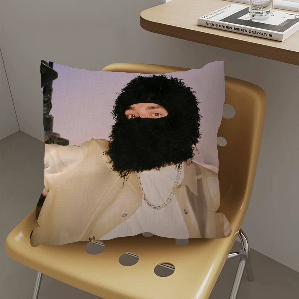 American Pop Hip Hop Rapper Yeat Cushion Cover Pillow Cover Decor Pillowcase Printed Cushion Case for Couch