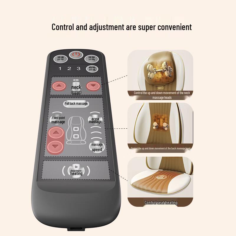 SKG T7 Deluxe Full Body Kneading Massage Cushion