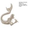 Desktop Ornament for Office 3D Printed Mermaid & Starfish Figurine, Exquisite Sculpture, Ocean Literary Style Room Decor Theme Home Fish Tank