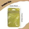 100 Pieces Diamond Painting Beads Storage Bags,Little Poly Bag Clear Pouches Mini Zip Baggies for