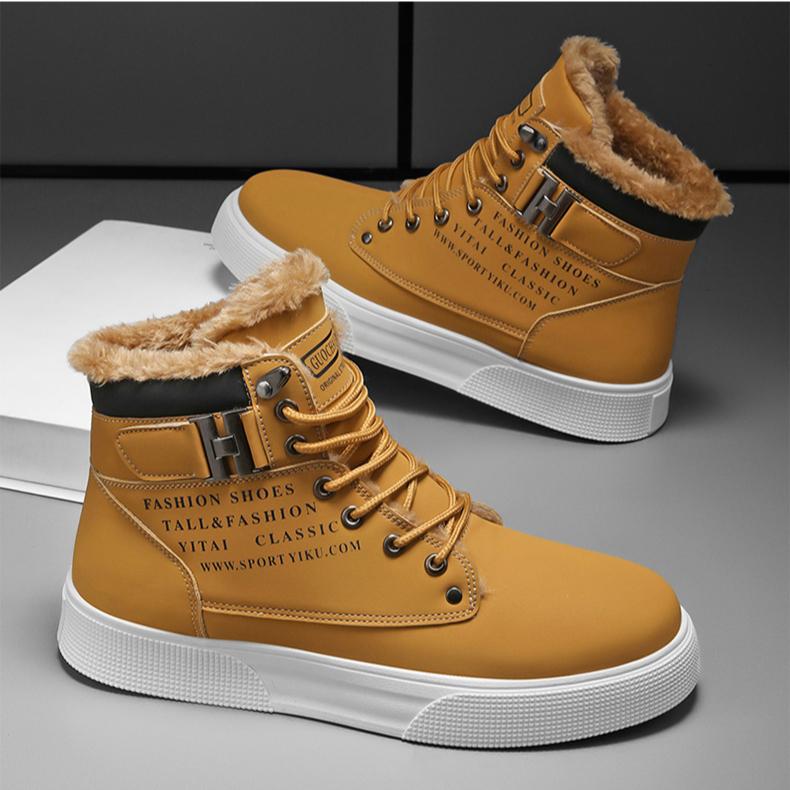 Zimní sněhule Pánské univerzální bavlněné boty Módní ležérní boty Zesílené teplé plyšové pánské boty