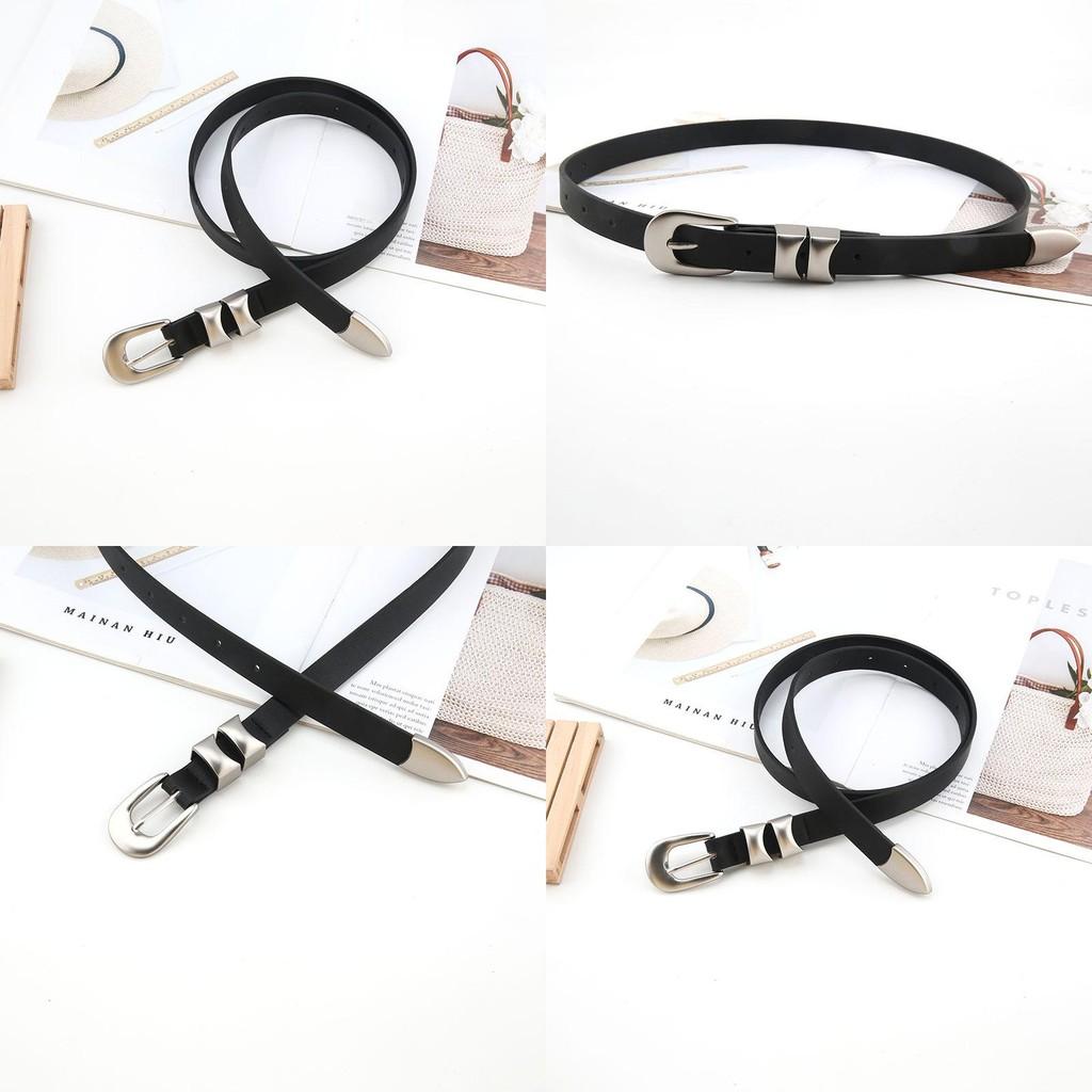 Pu Style Simple Leather Womens Waist Belt Metal Pin Buckle Accessories Clothing
