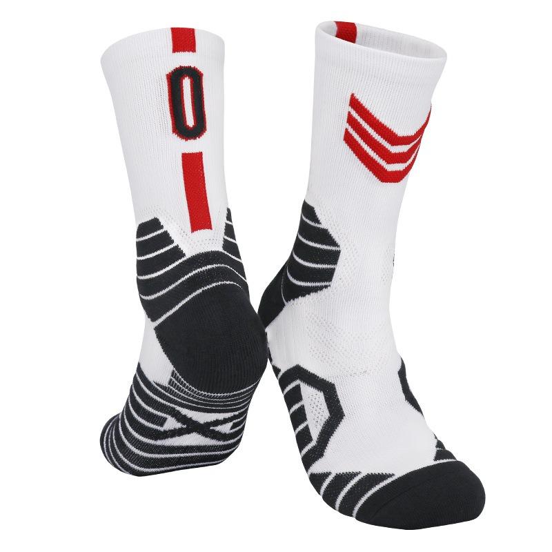 Professionelle Super Star Sport Basketballsocken Frotteesohle Socken Strumpf Elite Dicke Sport Lauf- Radsocken