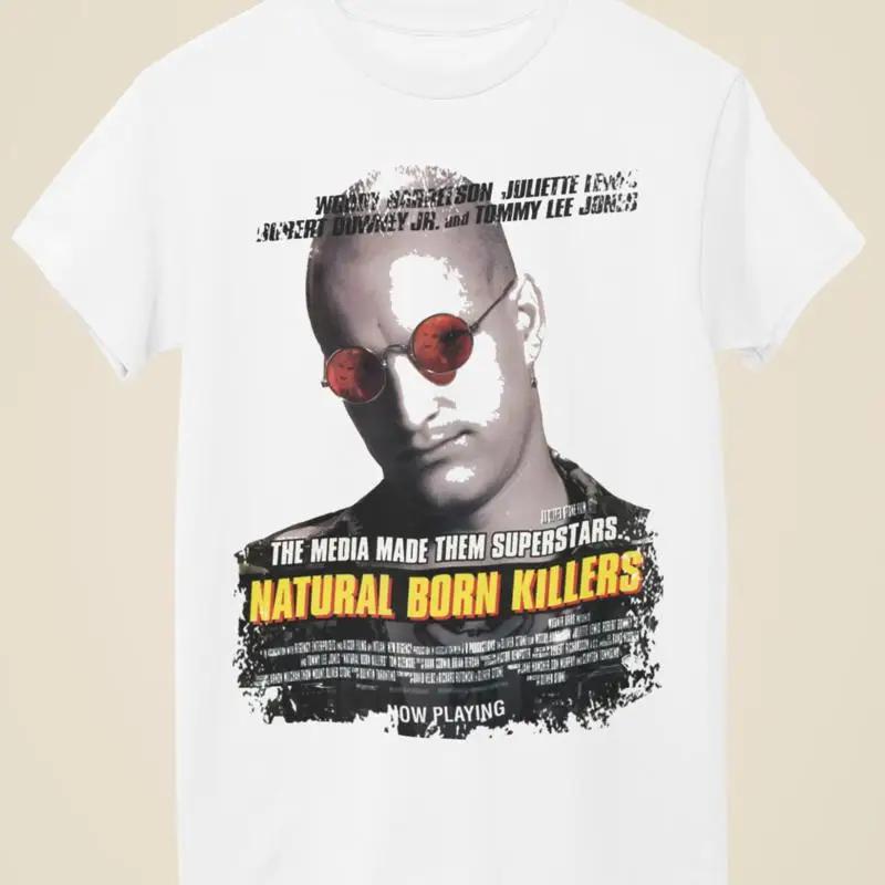 Natural Born Killers Movie Poster Inspired White T Shirt