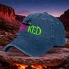 Witch Hat WICKED Vintage Washed Unisex Baseball Cap Black for Parties Camping Travel Fishing Sports